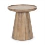 70877 - Takoda Light Brown Wood Tapered Drum Accent Table
