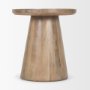 70877 - Takoda Light Brown Wood Tapered Drum Accent Table