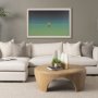 15469 - Wired Finch by Nathan Larson a Hand Embellished Framed Photo Art Print Matted under Glass