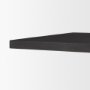 70897 - Tarro 84" Rectangular Textured Black Wood w/ Geometrical Base Dining Table 