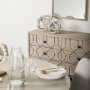 69376 - Genevieve II Light Brown Fir Veneer 9 Drawer Sideboard