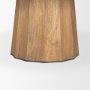 70865-AB - Swanson 60" Light Brown Wood Round Pedestal Dining Table