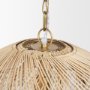 70914 - Thad 1-Light Natural Woven Rattan Dome Pendant