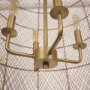 70915 - Thad 4-Light Natural Woven Rattan Foyer Chandelier