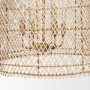 70915 - Thad 4-Light Natural Woven Rattan Foyer Chandelier