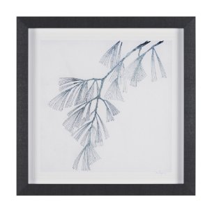 Evergreen Branches II by Mercana Studio a Hand Embellished Framed Art Print Matted under Glass