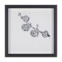 15546 - Evergreen Branches III by Mercana Studio a Hand Embellished Framed Art Print Matted under Glass