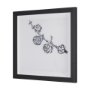 15546 - Evergreen Branches III by Mercana Studio a Hand Embellished Framed Art Print Matted under Glass