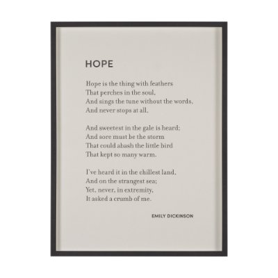 15548 - Hope by Mercana Studio a Hand Embellished Framed Art Print Matted under Glass