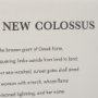 15550 - The New Colossus by Mercana Studio a Hand Embellished Framed Art Print Matted under Glass