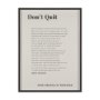 15551 - Don't Quit by Mercana Studio a Hand Embellished Framed Art Print Matted under Glass