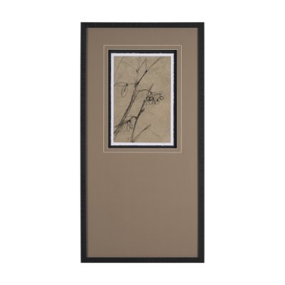 15562 - Black Chokecherry 1 by Mercana Studio a Hand Embellished Framed Art Print Matted under Glass
