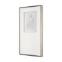 15565 - Sitting Model I by Mercana Studio a Hand Embellished Framed Art Print Matted under Glass