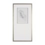 15567 - Sitting Model III by Mercana Studio a Hand Embellished Framed Art Print Matted under Glass