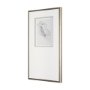 15567 - Sitting Model III by Mercana Studio a Hand Embellished Framed Art Print Matted under Glass