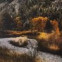 15569 - Summit Trail by Bobbie Goodrich a Hand Embellished Framed Photo Art Print Matted under Glass