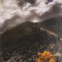 15569 - Summit Trail by Bobbie Goodrich a Hand Embellished Framed Photo Art Print Matted under Glass
