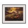 15570 - Peak Pursuit by Bobbie Goodrich a Hand Embellished Framed Photo Art Print Matted under Glass