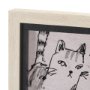 15571 - Cat Sketch by Mercana Studio a Hand Embellished Framed Art Print Matted under Glass