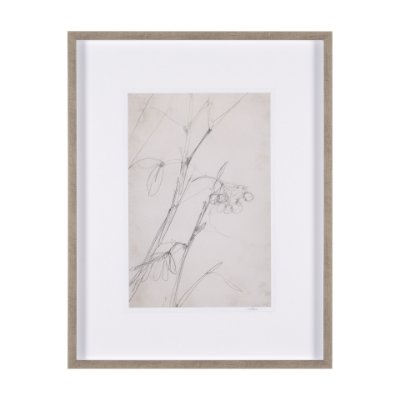 15559 - Chokecherry 1 by Mercana Studio a Hand Embellished Framed Art Print Matted under Glass