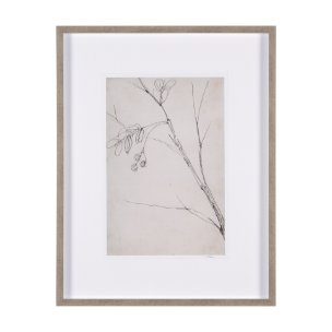 Chokecherry 3 by Mercana Studio a Hand Embellished Framed Art Print Matted under Glass