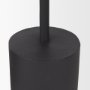 70650 - Petria Matte Black Textured Metal Taper Candle Holders
