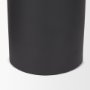 70650 - Petria Matte Black Textured Metal Taper Candle Holders
