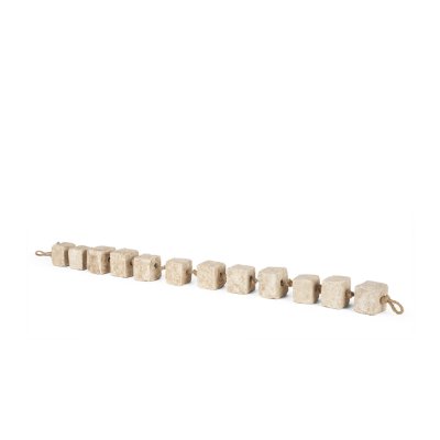 71032 - Mala Beige Paper Mache Cube Garland