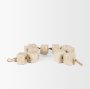 71032 - Mala Beige Paper Mache Cube Garland