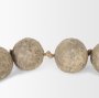 71060 - Varamala Dark Beige Paper Mache Sphere Garland