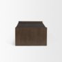 71039 - Wesson Dark Brown Wooden Rectangular Coffee Table