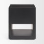 71053 - Vondra Matte Black Metal w/ Open Shelves Side table
