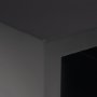 71053 - Vondra Matte Black Metal w/ Open Shelves Side table