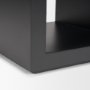 71053 - Vondra Matte Black Metal w/ Open Shelves Side table