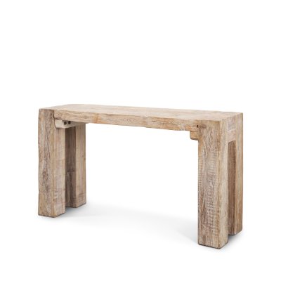 71034 - McArthur Whitewash Reclaimed Wood Console Table