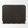 71040 - Wagner Dark Brown Wood w/ Arched Design Accent Cabinet