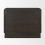 71040 - Wagner Dark Brown Wood w/ Arched Design Accent Cabinet