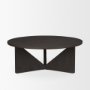 71006 - Tarro Brown Wood w/ Triangle Legs Coffee Table