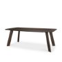 71041-AB - Welborn 84" Dark Brown Wood Rectangular Dining Table