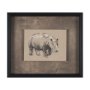 15576 - African Animal Study I by Mercana Studio a Hand Embellished Framed Art Print