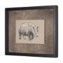15576 - African Animal Study I by Mercana Studio a Hand Embellished Framed Art Print