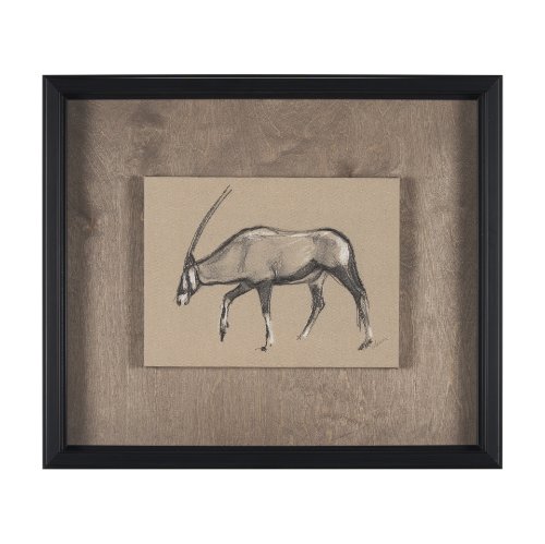 15577 - African Animal Study II by Mercana Studio a Hand Embellished Framed Art Print