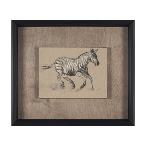 15578 - African Animal Study III by Mercana Studio a Hand Embellished Framed Art Print