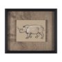 15579 - African Animal Study IV by Mercana Studio a Hand Embellished Framed Art Print