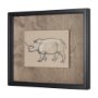 15579 - African Animal Study IV by Mercana Studio a Hand Embellished Framed Art Print