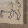 15579 - African Animal Study IV by Mercana Studio a Hand Embellished Framed Art Print