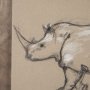 15579 - African Animal Study IV by Mercana Studio a Hand Embellished Framed Art Print
