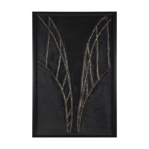 Descent II by Studio M a handmade Original Framed 3D Textured Artwork under Glass