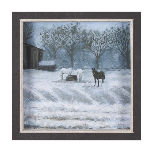 15598 - Winter On The Farm I by Mercana Studio a Hand Embellished Framed Art Print