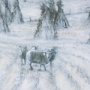 15599 - Winter On The Farm II by Mercana Studio a Hand Embellished Framed Art Print